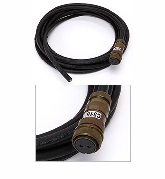 2-Pin Female to Unterminated Incoming Power Cable (MS5015, Size 22)