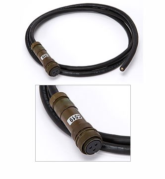 3-Pin Female to Unterminated Incoming Power Cable (MS5015, Size 22)