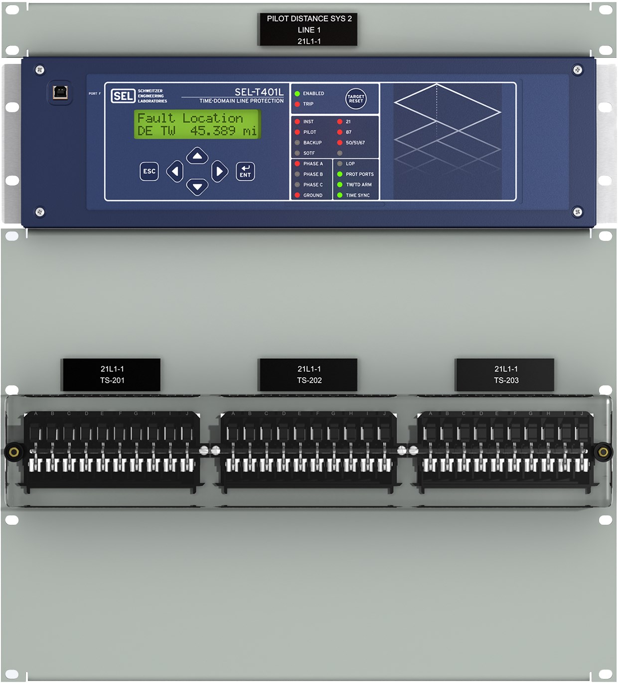 SEL-T401L Ultra-High-Speed Line Protection Module
